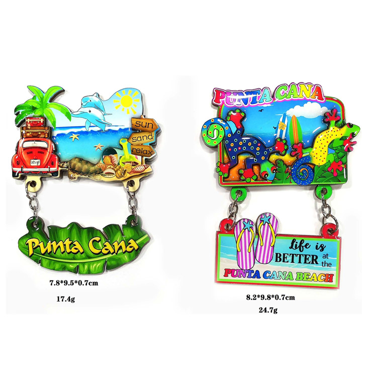 3D настраиваемый сувенирный магнит на холодильник в средиземноморском стиле