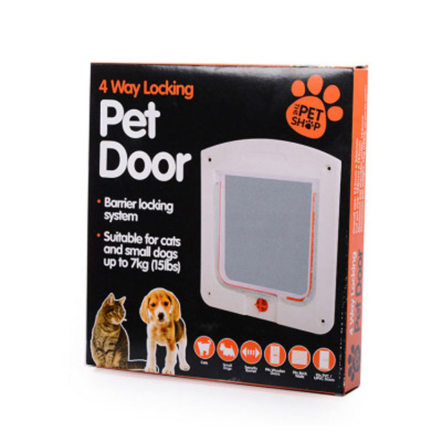 4 способа запирания мелких животных Pet Door