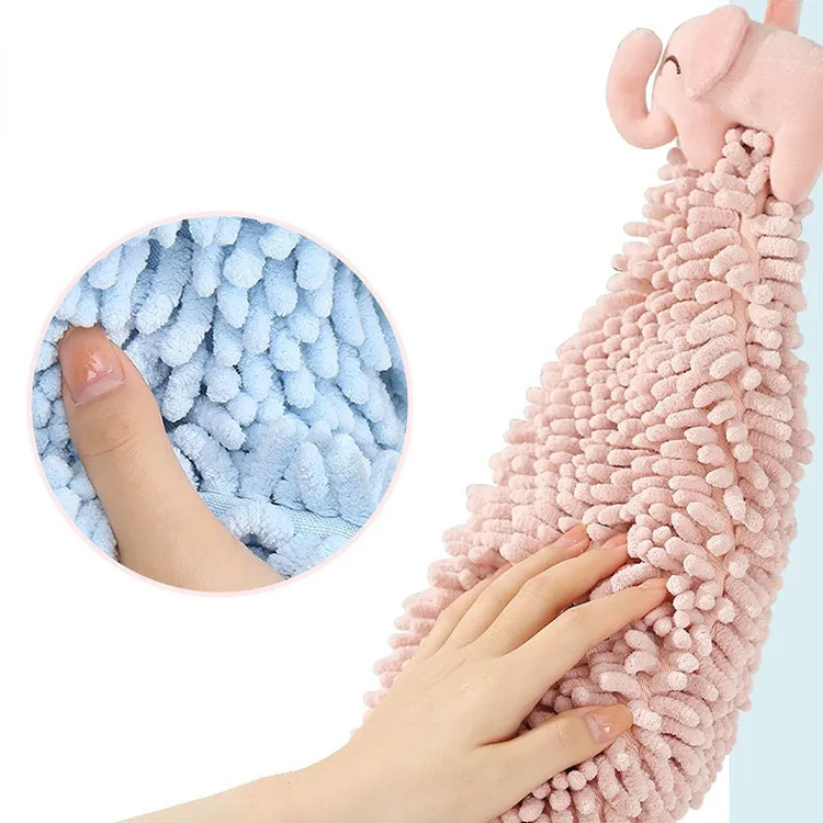 Мультфильм ванная кухня rag chenille Пушистый полотенце рук