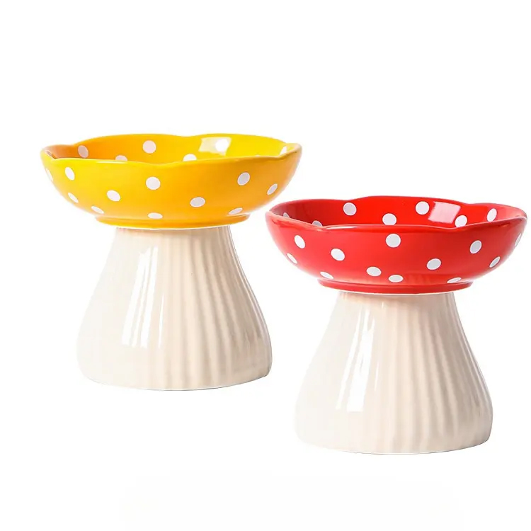 Cartoon High Foot Ceramic повышенная поднятая кошка высокая подача корма