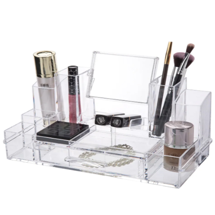 Cosmetics Plastic Lipstick Brushs Organizer