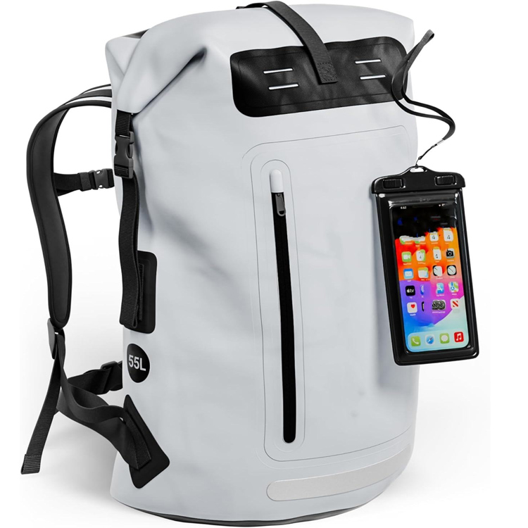 Изготовленная на заказ наружная сверхмощная сухая сумка с закручивающейся крышкой