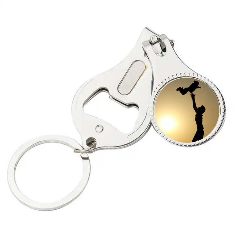 Складные ножницы для ключей, ножницы для ногтей, кусачки для ногтей