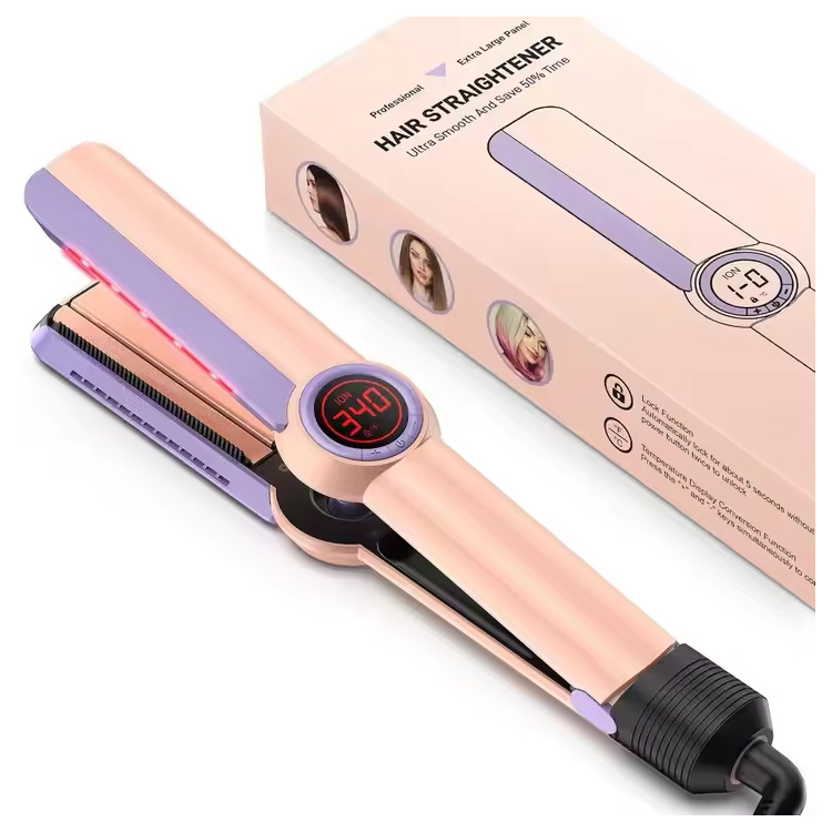 Высокопроизводительный выпрямитель для волос с широкими пластинами, плоский утюг