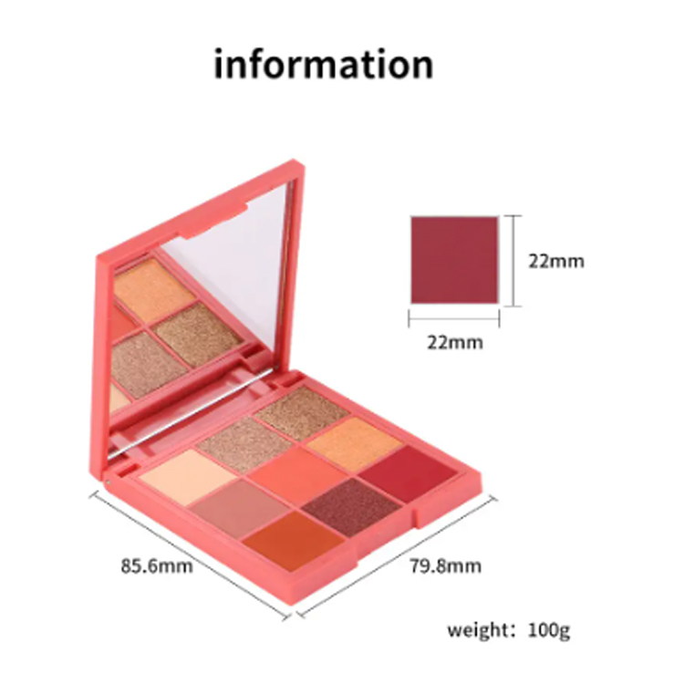 Макияж Shimmer Matte 9 Color Square Palette