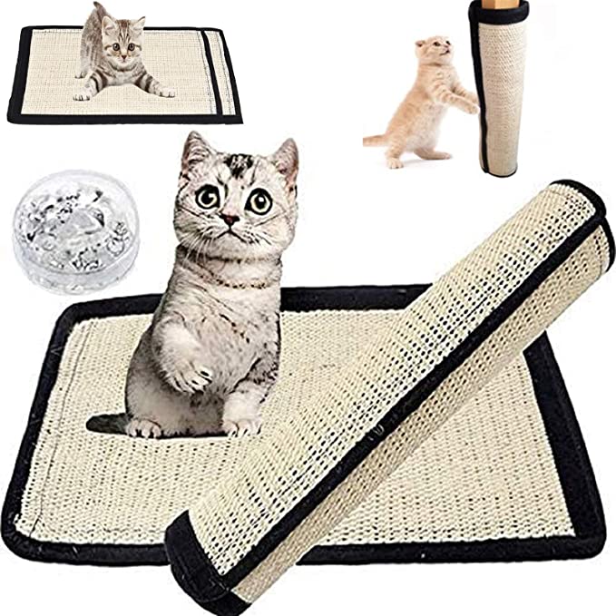 Коврик для царапин Natural Floor Scratch Pad Сизаль Cat Scratch Mat