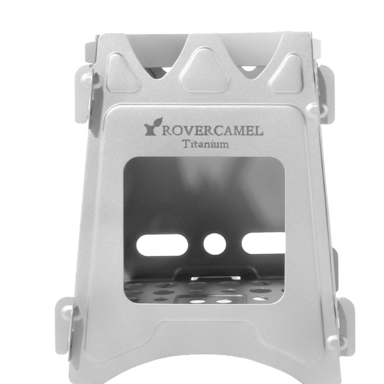 Портативная дровяная печь для кемпинга, титановая дровяная горелка