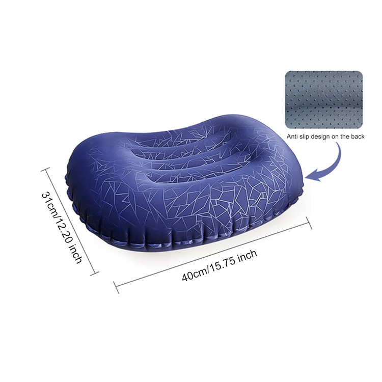 Удобная противоскользящая подушка для путешествий Sleeping Gear в форме полумесяца