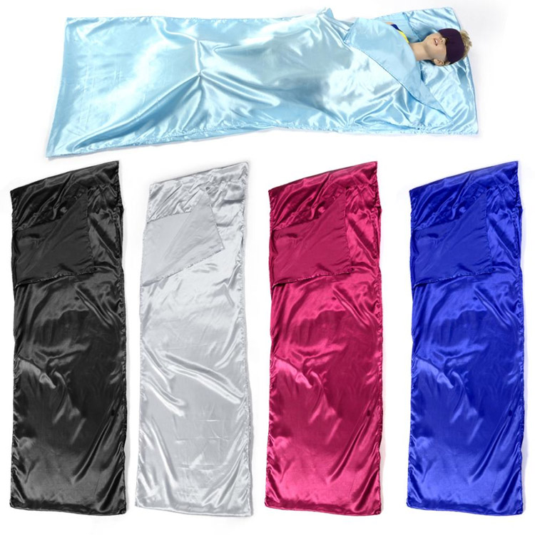 Оптовая торговля 2025 Удобный шелковый спальный мешок в стиле конверта